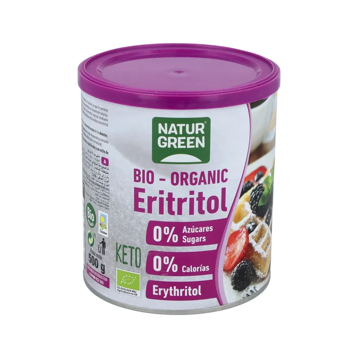 Naturgreen Eritritol - Endulzante Natural 500g Bio - Edulcorante de Mesa Ecológico Naturgreen Eritritol - Endulzante Natural 500g Bio - Edulcorante de Mesa Ecológico