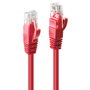 Lindy Cable de red Cat6 U/UTP Rojo 2 m