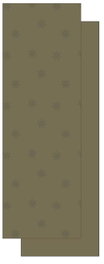 DKD Home Decor Camino de Mesa Copo de Nieve Verde