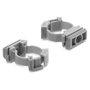DeLOCK 22070 Sujetacables con clip de cierre, 100 unidades, gris