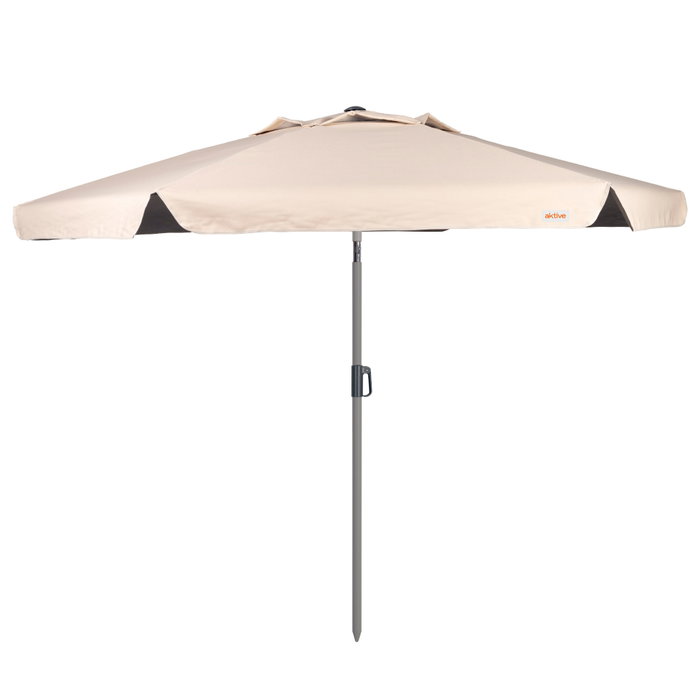 Aktive Sombrilla de Jardín Hexagonal Marfil con Protección UV50 Aktive Sombrilla de Jardín Hexagonal Marfil con Protección UV50