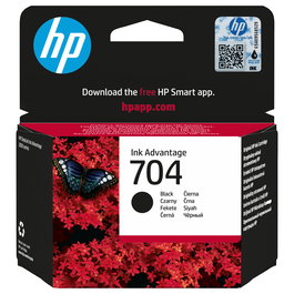 HP 704 Tinta Negra Original
