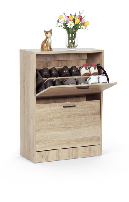 Inde Mueble Zapatero para Zapatos, 2 Niveles, Estantería o Almacenamiento, en Roble Oak, Moblekit (Dimensiones: Ancho 0 cm x Alto 0 cm x Largo 0 cm) Inde Mueble Zapatero para Zapatos, 2 Niveles, Estantería o Almacenamiento, en Roble Oak, Moblekit (Dimensiones: Ancho 0 cm x Alto 0 cm x Largo 0 cm)