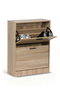 Inde Mueble Zapatero para Zapatos, 2 Niveles, Estantería o Almacenamiento, en Roble Oak, Moblekit (Dimensiones: Ancho 0 cm x Alto 0 cm x Largo 0 cm)