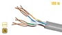 Phasak Bobina de Cable Cat.6 UTP AWG23 CCA Sólido 100m Gris PHR 6100