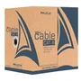 Phasak Bobina de Cable Cat.6 UTP AWG23 CCA Sólido 100m Gris PHR 6100
