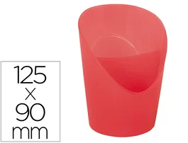 Esselte Cubilete Colour Breeze Coral Translúcido