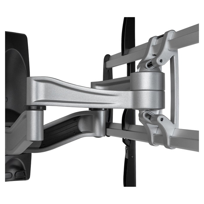 StarTech.com Soporte de TV de Pared Full-Motion Premium para 32" a 75" (75-190 cm), 85 kg, Inclinación y Giro, 150x100 a 800x500 mm VESA, Negro/Plata