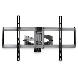 StarTech.com Soporte de TV de Pared Full-Motion Premium para 32" a 75" (75-190 cm), 85 kg, Inclinación y Giro, 150x100 a 800x500 mm VESA, Negro/Plata