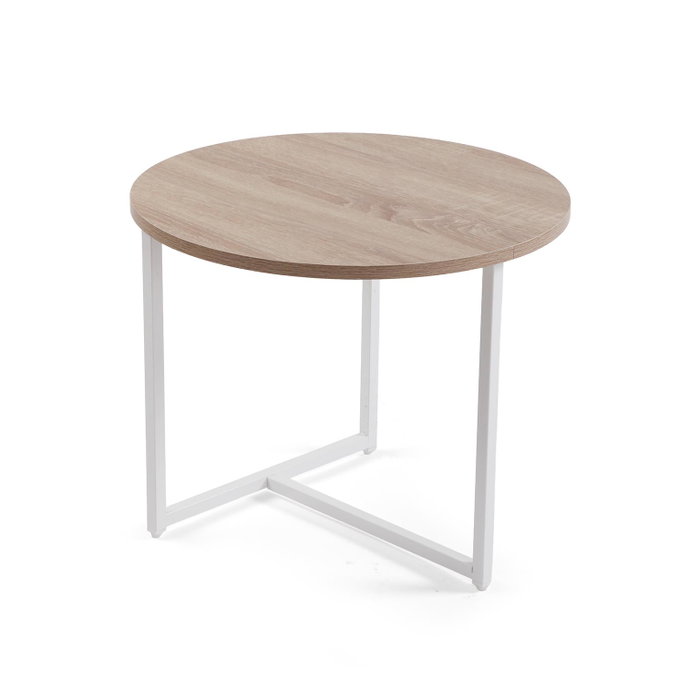 Versa Set Mesas de Centro Niko Blancas 48x40 cm