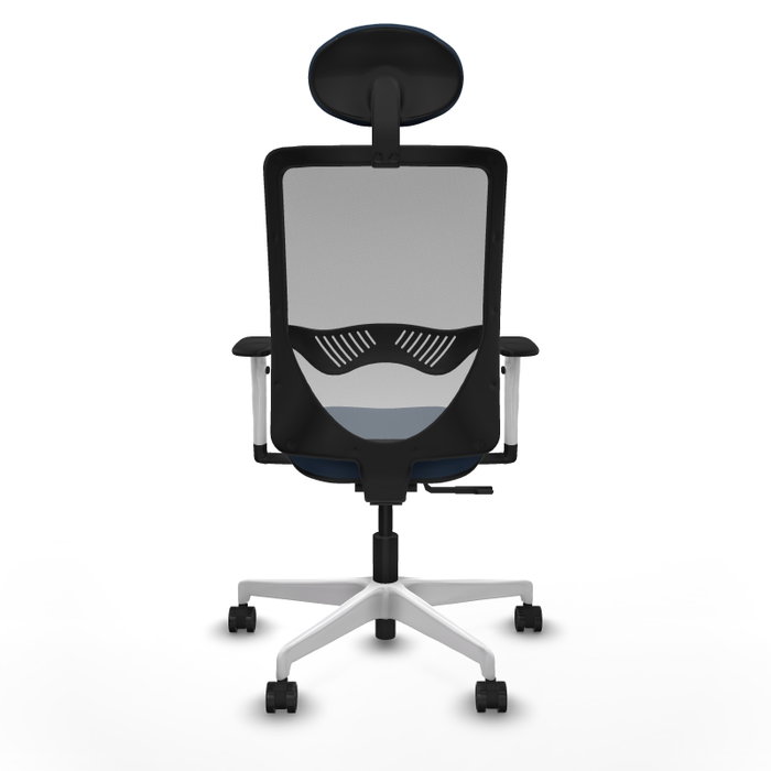 PIQUERAS Y CRESPO Silla de oficina Zulema con mecanismo Sincro, Azul marino y Gris PIQUERAS Y CRESPO Silla de oficina Zulema con mecanismo Sincro, Azul marino y Gris