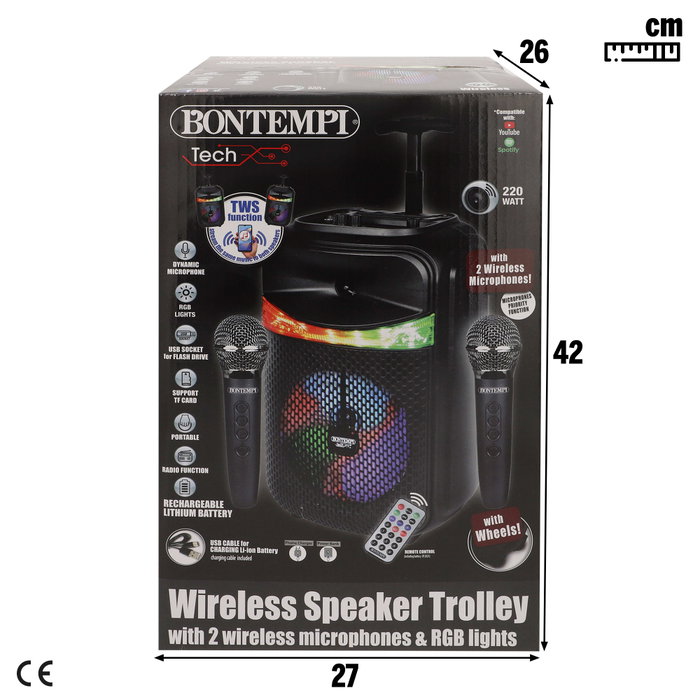 Bontempi-Trolley Altavoz Wirel