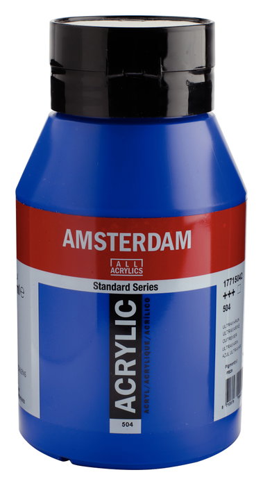 Amsterdam Pintura Acrílica Standard Azul Ultramar 504 1000 ml Amsterdam Pintura Acrílica Standard Azul Ultramar 504 1000 ml