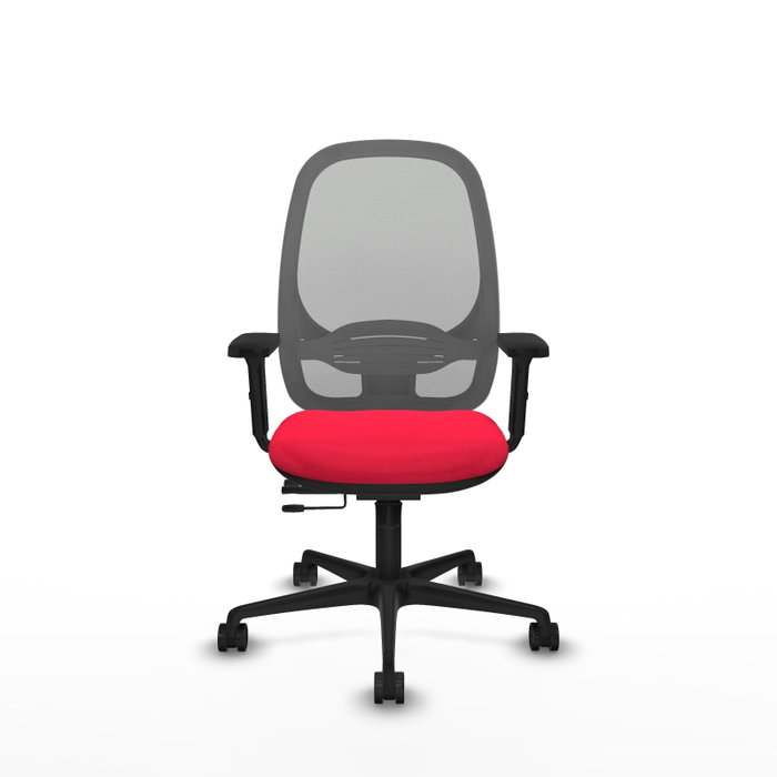 PIQUERAS Y CRESPO Silla de oficina Cilanco Rojo y Gris PIQUERAS Y CRESPO Silla de oficina Cilanco Rojo y Gris