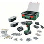 Bosch UniversalDrill 18 Taladro Atornillador (2 baterías 1.5Ah + SystemBox + 241 accesorios)