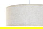 DKD Home Decor Lámpara Techo Urban Crudo Lino/Pp 40x40x15 cm