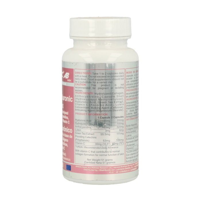 Airbiotic Colágeno Hialurónico AB Complex 60 cápsulas Airbiotic Colágeno Hialurónico AB Complex 60 cápsulas