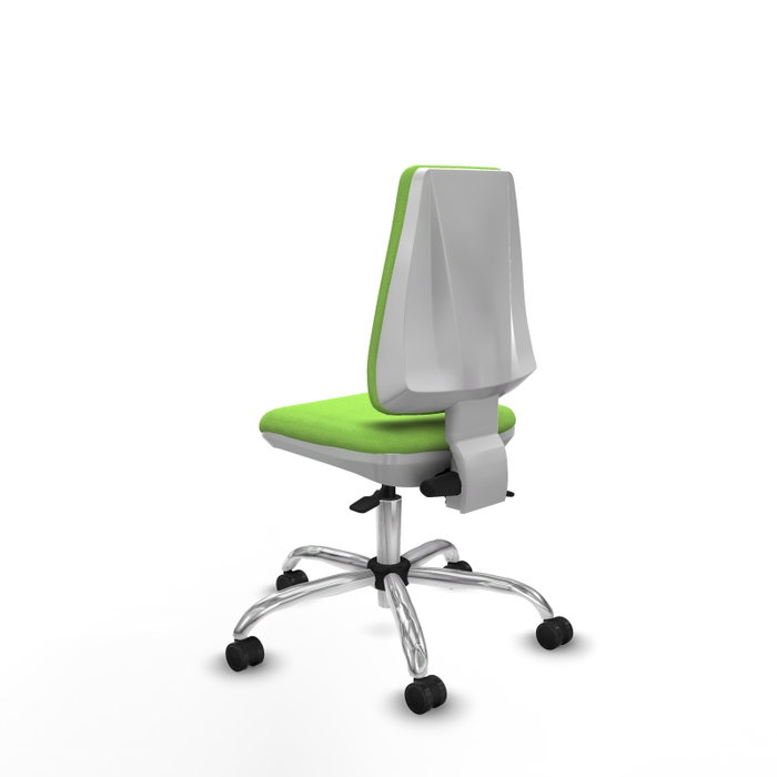 PIQUERAS Y CRESPO Silla de oficina Elche color Pistacho con mecanismo Asincro