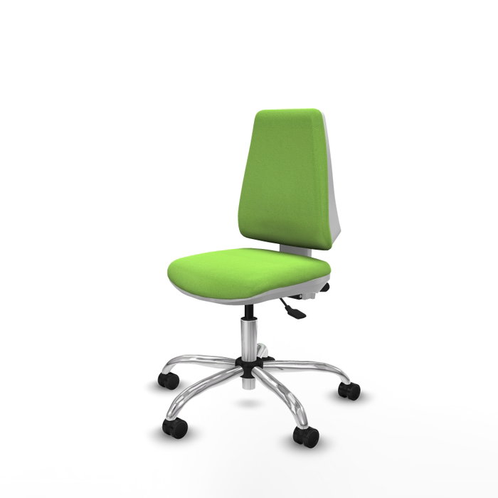 PIQUERAS Y CRESPO Silla de oficina Elche color Pistacho con mecanismo Asincro