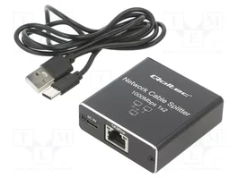 Qoltec 52249 Splitter mini SWITCH 1x2
