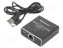 Qoltec 52249 Splitter mini SWITCH 1x2