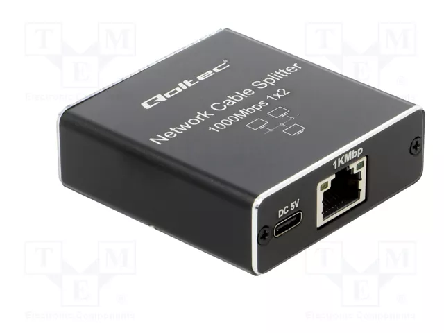 Qoltec 52249 Splitter mini SWITCH 1x2