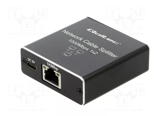 Qoltec 52249 Splitter mini SWITCH 1x2
