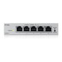 Zyxel GS1200-5V3 Switch Gestionado L2 con 5 Puertos Gigabit Ethernet (10/100/1000), Administración Web, para Escritorio, Color Gris