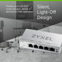 Zyxel GS1200-5V3 Switch Gestionado L2 de 5 Puertos Gigabit Ethernet Gris