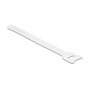 DeLOCK Bridas para cables con gancho y lazo 150 x 12 mm blanco 10 piezas