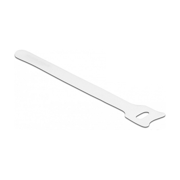 DeLOCK Brida de Cable con Velcro LA 150 x AN 12 mm, Blanco, Pack de 10 Unidades DeLOCK Brida de Cable con Velcro LA 150 x AN 12 mm, Blanco, Pack de 10 Unidades