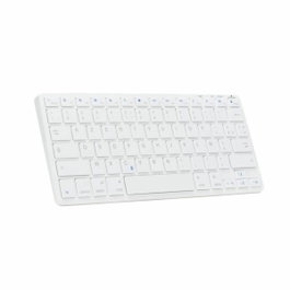 Bluestork Teclado TKL Bluetooth Recargable para Mac - Blanco