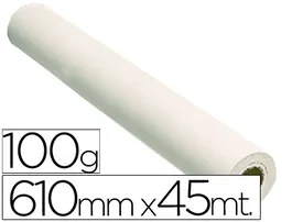 Sprintjet Papel Reprografía Gráfic 100 g, Estucado Blanco Mate para Plotter, 1440 dpi, 610 x 45 m