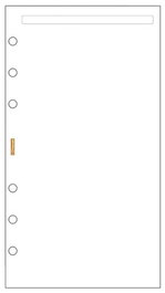 Recambio Agenda Finocam C942 Classic 609 94X171 Liso 50H