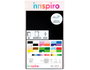 Innspiro Set de 4 láminas de goma EVA adhesivas blanco y negro 20x30cm x 2mm