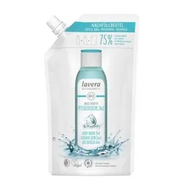 Lavera Basis Sensitiv Gel de Ducha y Champú 2en1 Recarga 500ml para Piel Sensible