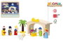 Color Baby Belen de Madera con Figuras y Accesorios, 18 cm