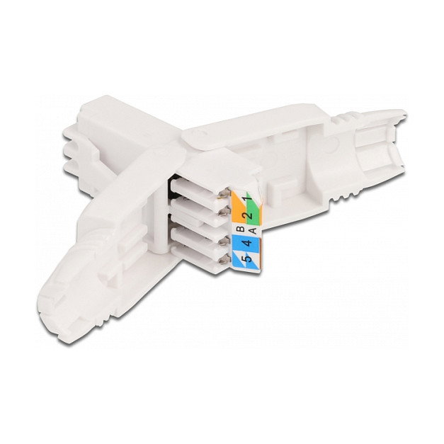 DeLOCK Conector RJ45 macho Cat.6A UTP Blanco