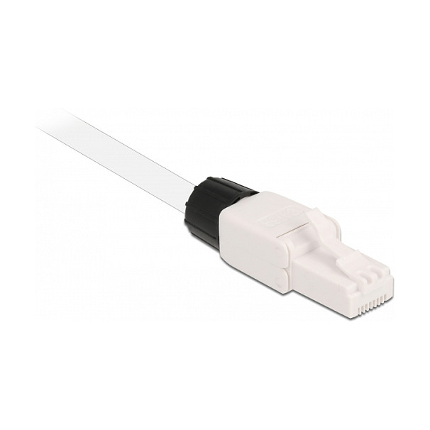 DeLOCK Conector RJ45 macho Cat.6A UTP Blanco