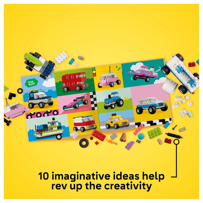 LEGO 11036 Classic Vehículos Creativos, Juego de Construcción, 900 Piezas, 5 Años, Plástico, Multicolor LEGO 11036 Classic Vehículos Creativos, Juego de Construcción, 900 Piezas, 5 Años, Plástico, Multicolor