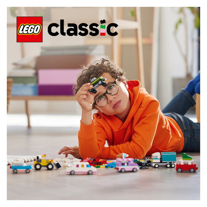 LEGO 11036 Classic Vehículos Creativos, Juego de Construcción, 900 Piezas, 5 Años, Plástico, Multicolor LEGO 11036 Classic Vehículos Creativos, Juego de Construcción, 900 Piezas, 5 Años, Plástico, Multicolor