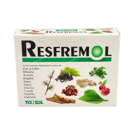TONGIL Resfremol 12Sbrs - Complejo de Extractos Naturales con Acerola y Zinc para el Sistema Inmune - 12 Sobres - Producto Vegano