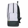 SAFTA Mochila Real Madrid 25/26 50cm, Compartimento Semirrígido, Bolsillo Portabotellas, Hombreras Ergonómicas, Asa de Mano