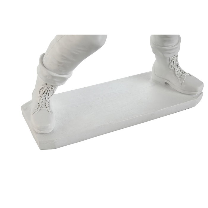 DKD Home Decor Figura de Soldado en Resina Blanco y Dorado DKD Home Decor Figura de Soldado en Resina Blanco y Dorado
