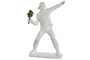 DKD Home Decor Figura Soldier Blanco Dorado 24 x 66 x 41 cm