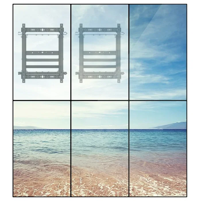 EQUIP Soporte de pared Push-In Pop-Out 19''-55''