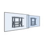 EQUIP Soporte de Pared para TV de 19 a 55 Pulgadas con 1 Brazo Articulado, Capacidad 50 kg, Inclinación, Negro, Ref 650325