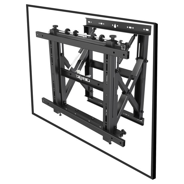 EQUIP Soporte de Pared para TV de 19 a 55 Pulgadas con 1 Brazo Articulado, Capacidad 50 kg, Inclinación, Negro, Ref 650325