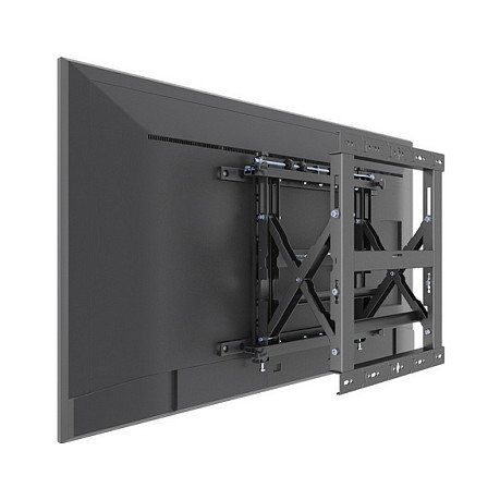 EQUIP Soporte de Pared para TV de 19 a 55 Pulgadas con 1 Brazo Articulado, Capacidad 50 kg, Inclinación, Negro, Ref 650325