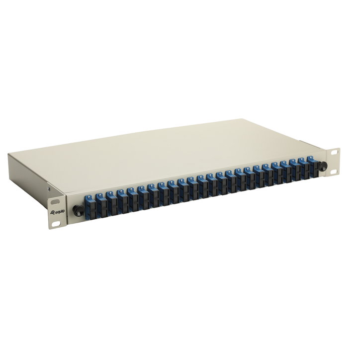 EQUIP Panel de empalme de fibra óptica 24-Port SC-Duplex OS2 1U EQUIP Panel de empalme de fibra óptica 24-Port SC-Duplex OS2 1U